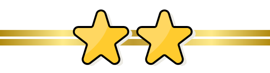 2 zvjezdice s lentom